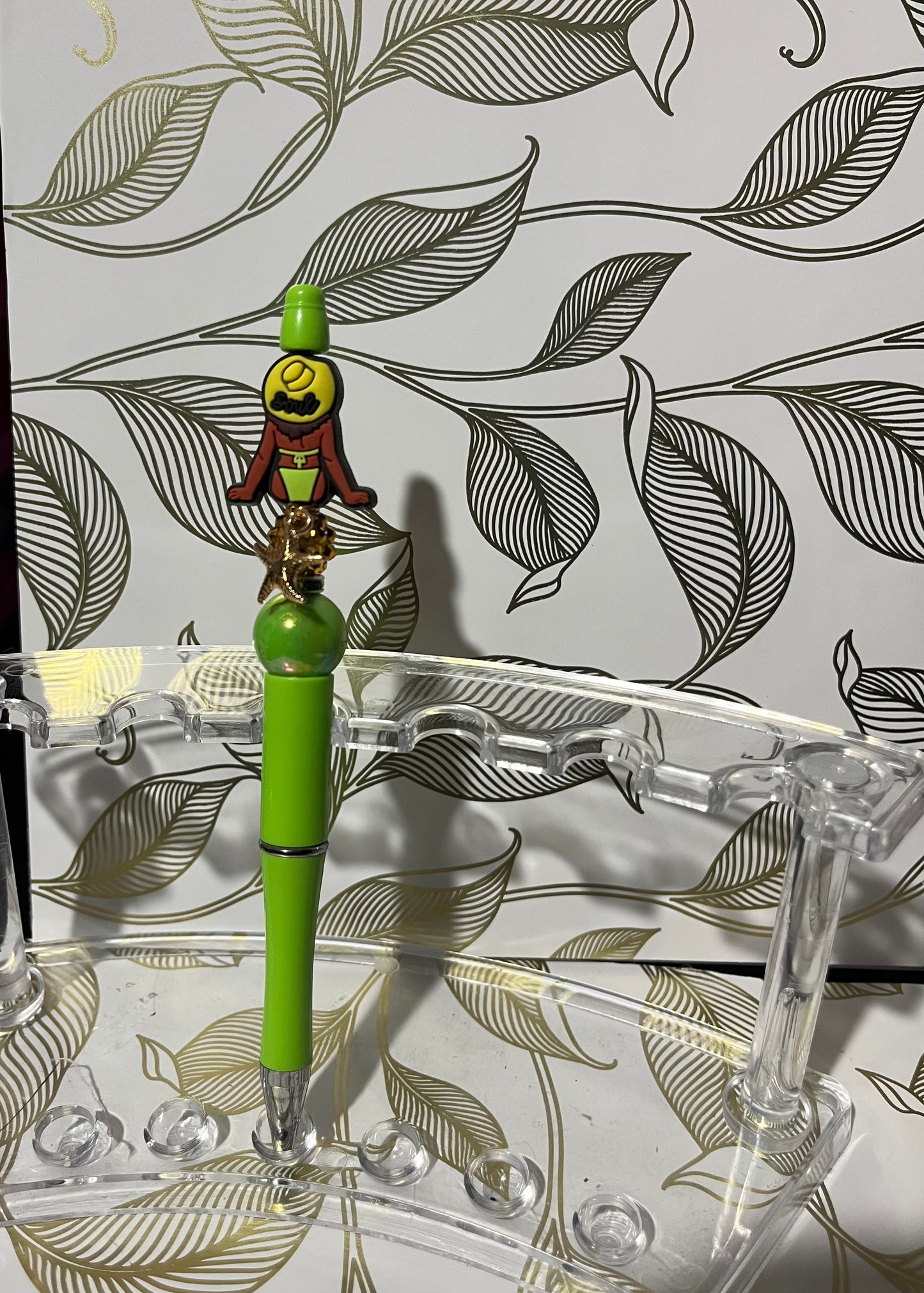 Vacation Vibes- beaded pen.