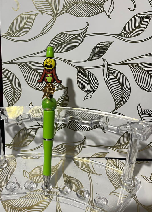 Vacation Vibes- beaded pen.