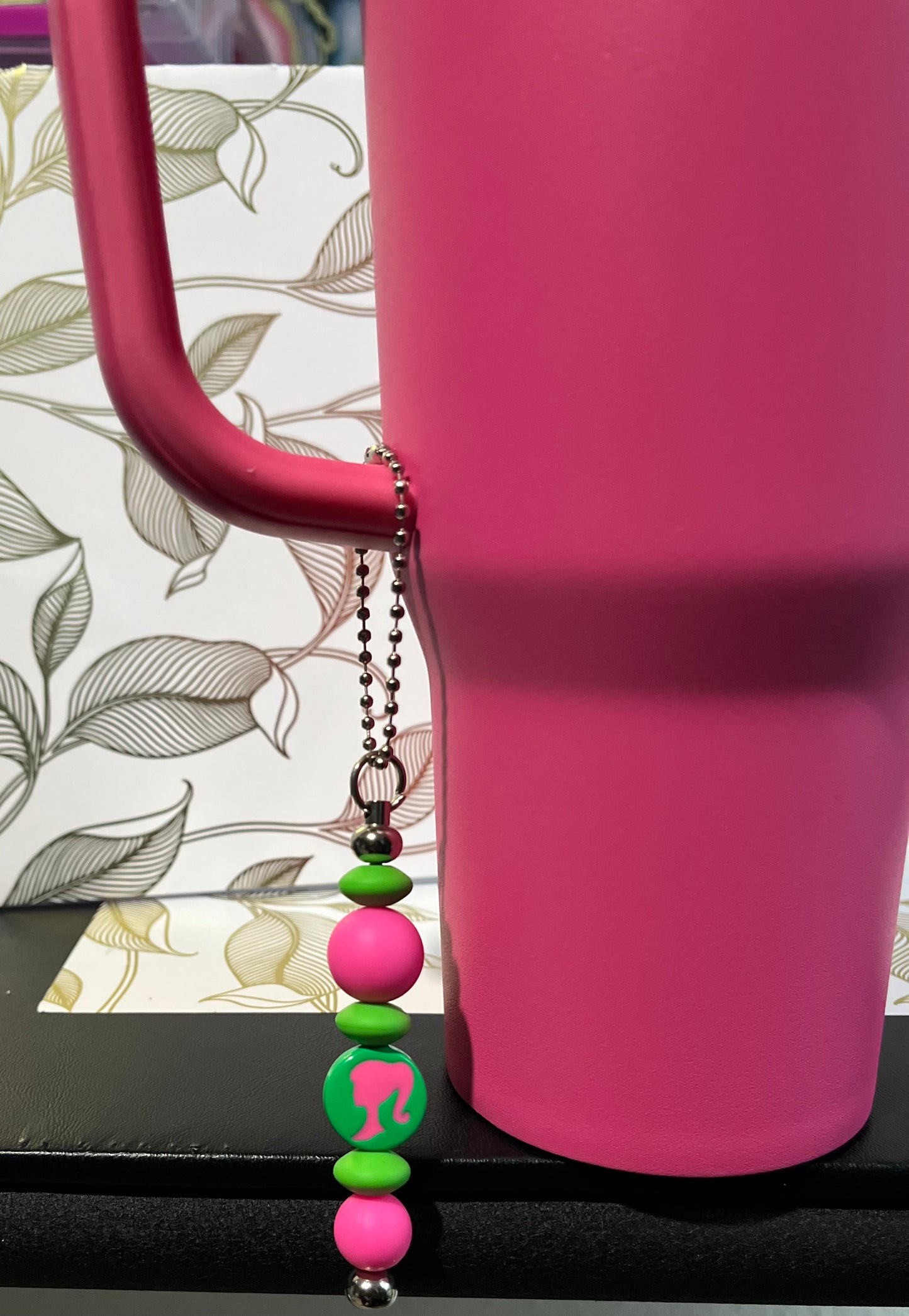 Barbie cup charm.